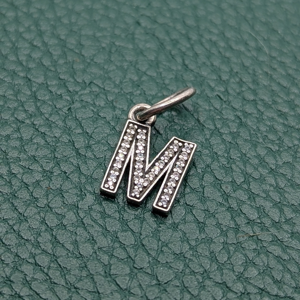 Retired Pandora M Pendant